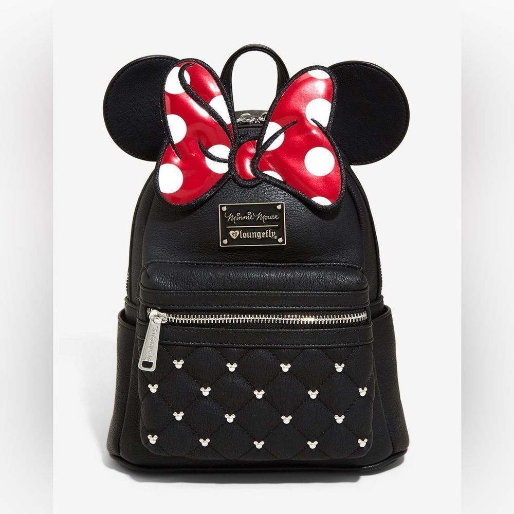 Loungefly x Disney Minnie Mouse Bow Ears Mini Backpack